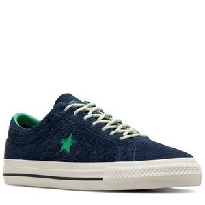 Converse One Star Pro Suede Low Top Sneakers in Navy Blue/ Green Men’s Sz 10